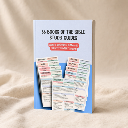 66 Books of the Bible Study Guides
