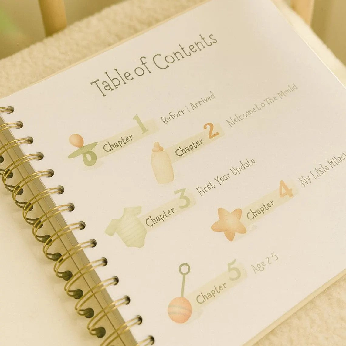 Baby Memory Book - First-Year Keepsake Journal